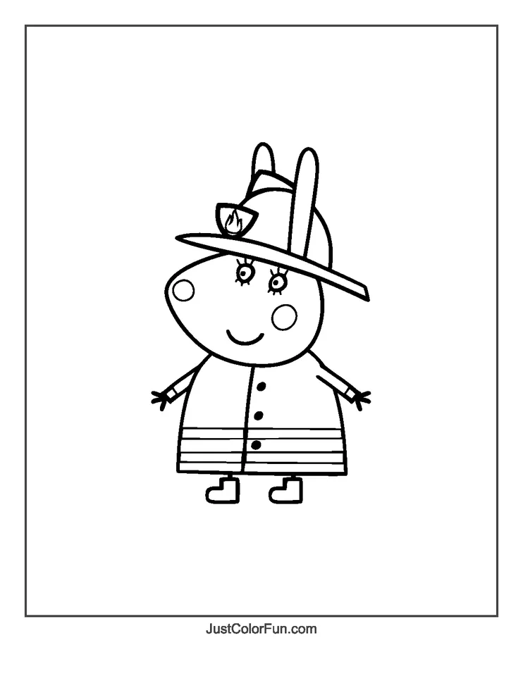 Peppa Pig Coloring Pages (46 Free Printable PDFs) – For All Ages